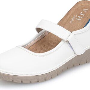 Women’s Breathable Mary Jane Flats Low Heel Slip-On Light Weight Shoes